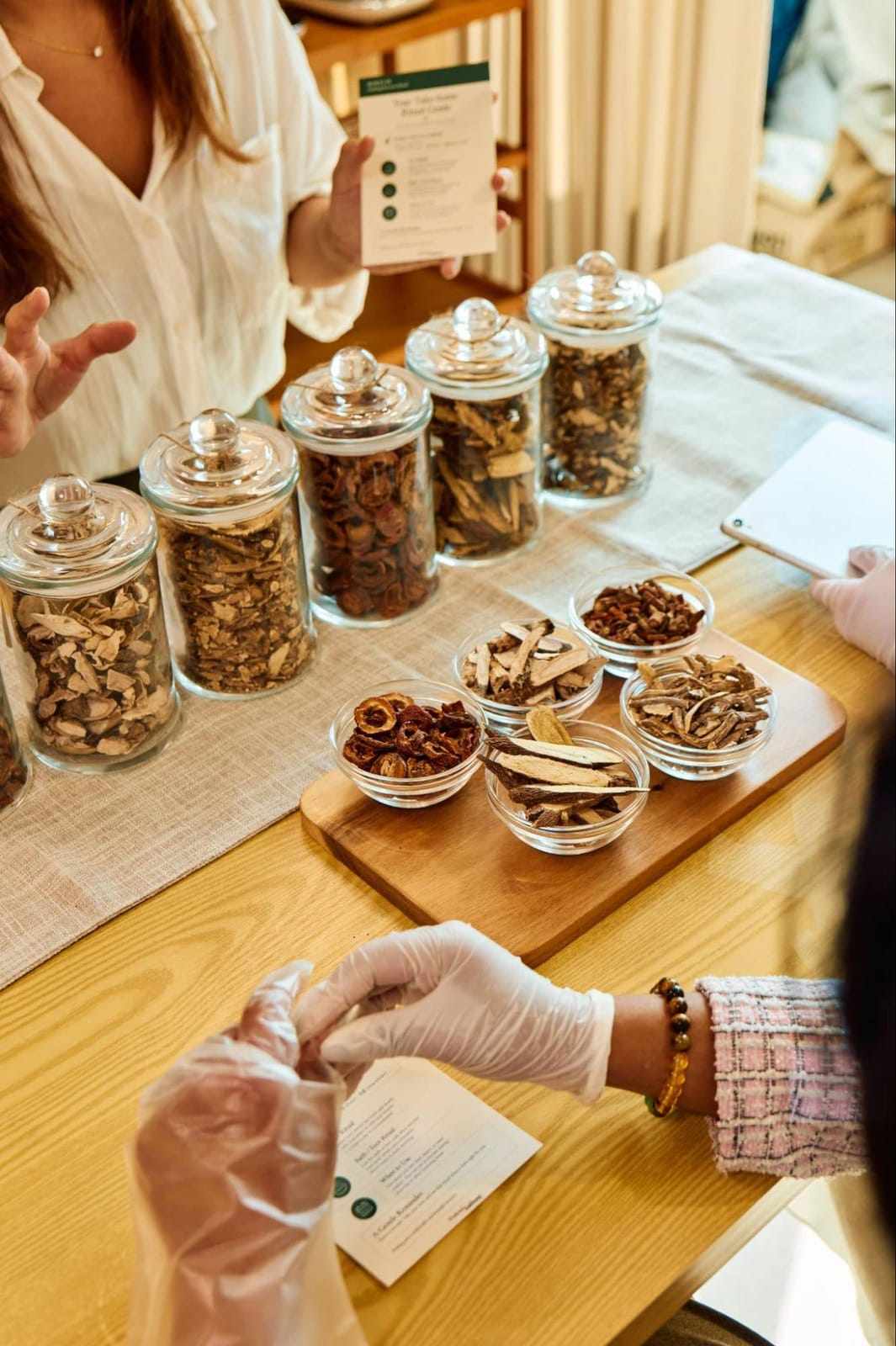 Herbal ingredient table for Recovery Curation